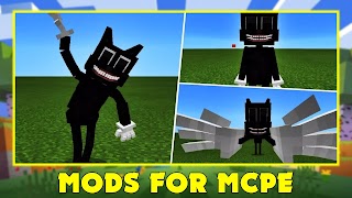 پوستر Cartoon Cat Mod for Minecraft