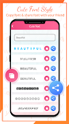 Cute Font Style syot layar 2