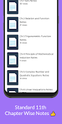 برنامه‌نما Class 11 Science Solution NCER عکس از صفحه