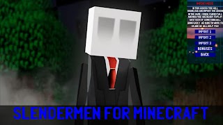 Slenderman Mod Minecraft PE Cartaz