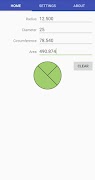 Circle Calculator Ekran Görüntüsü 1