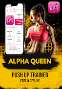 AlphaQueen Pushup Home Trainer Cartaz