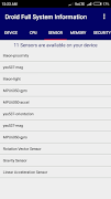 Droid Full System Information تصوير الشاشة 2