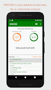 MIXCISE - custom workouts and exercises पोस्टर