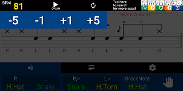 Drum Rudiment Player скриншот 4