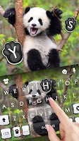 Fundo do Teclado Happy Cute Panda imagem de tela 1