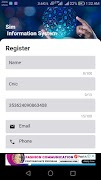 Sim Information System ảnh chụp màn hình 1