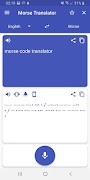 Morse translator Plakat
