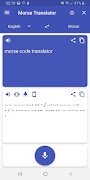 Morse translator-poster