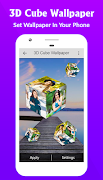 3D Cube Wallpaper screenshot 3