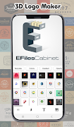 3D Logo Maker Plakat