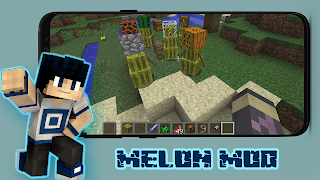 Melon Mod PlayGround Minecraft โปสเตอร์