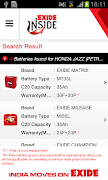Battery App - EXIDE INSIDE screenshot 3