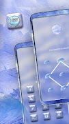 Blue Texture Launcher Theme captura de pantalla 4