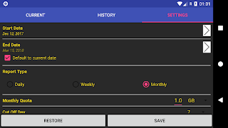 Data usage اسکرین شاٹ 5