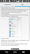 Hidden Apps اسکرین شاٹ 1