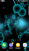 2 Schermata Molecules 3D Live Wallpaper
