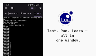 Lua ide & interpreter offline screenshot 3