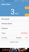 GPS speedometer, distance mete poster