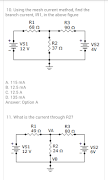 Electrical Engineering MCQs (+ capture d'écran 5