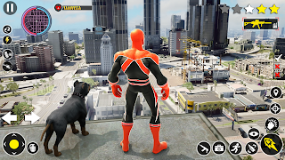 Spider Game Crime Rope Hero 截图 4
