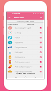 3 Schermata Period Diary: Period Tracker