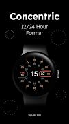 Concentric - Pixel Watch Face syot layar 4
