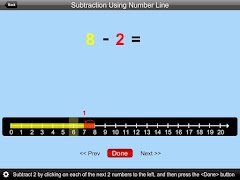 Subtraction Using NumLine Lite تصوير الشاشة 4