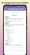 Rs Aggrawal Class 9 Math syot layar 2