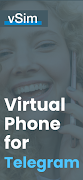 Virtual Numbers for Telegram โปสเตอร์