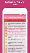 Problem Solving Life Skills Plakat