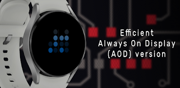 Binary Clock Elegant WatchFace 截图 1