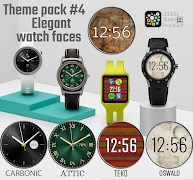 Elegant watch face theme pack captura de pantalla 2