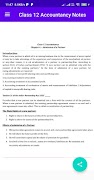 Class 12 Accountancy Notes Ekran Görüntüsü 5