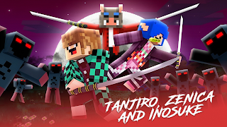 Demon Slayer Minecraft Mod 截圖 1
