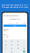 1 Schermata Quadratic Equation Solver
