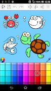 Animals coloring book syot layar 7
