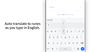 Runic Keyboard - Type in runes الملصق