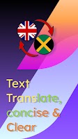 English Jamaican Patois Trans plakat
