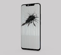 Broken Screen Wallpapers پوسٹر