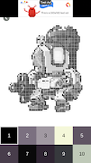 Robot Pixel Art screenshot 3