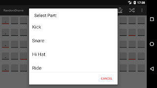 برنامه‌نما Random Drums - Randomize your  عکس از صفحه