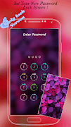 برنامه‌نما Girly Lock Screen عکس از صفحه