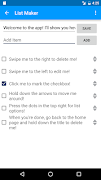 برنامه‌نما List Maker عکس از صفحه
