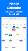 Plan Calendar -Make a Schedule poster