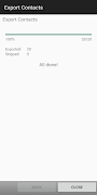 Export Contacts تصوير الشاشة 2