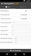 ManageMyCalls screenshot 2