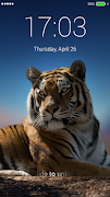 Tiger 3D Lock Screen screenshot 2