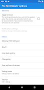"Do Not Disturb" options screenshot 2