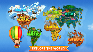 پوستر Monkey Preschool Animals